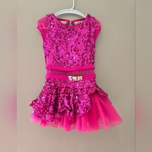 Weissman child's size medium dance or figure skating dress